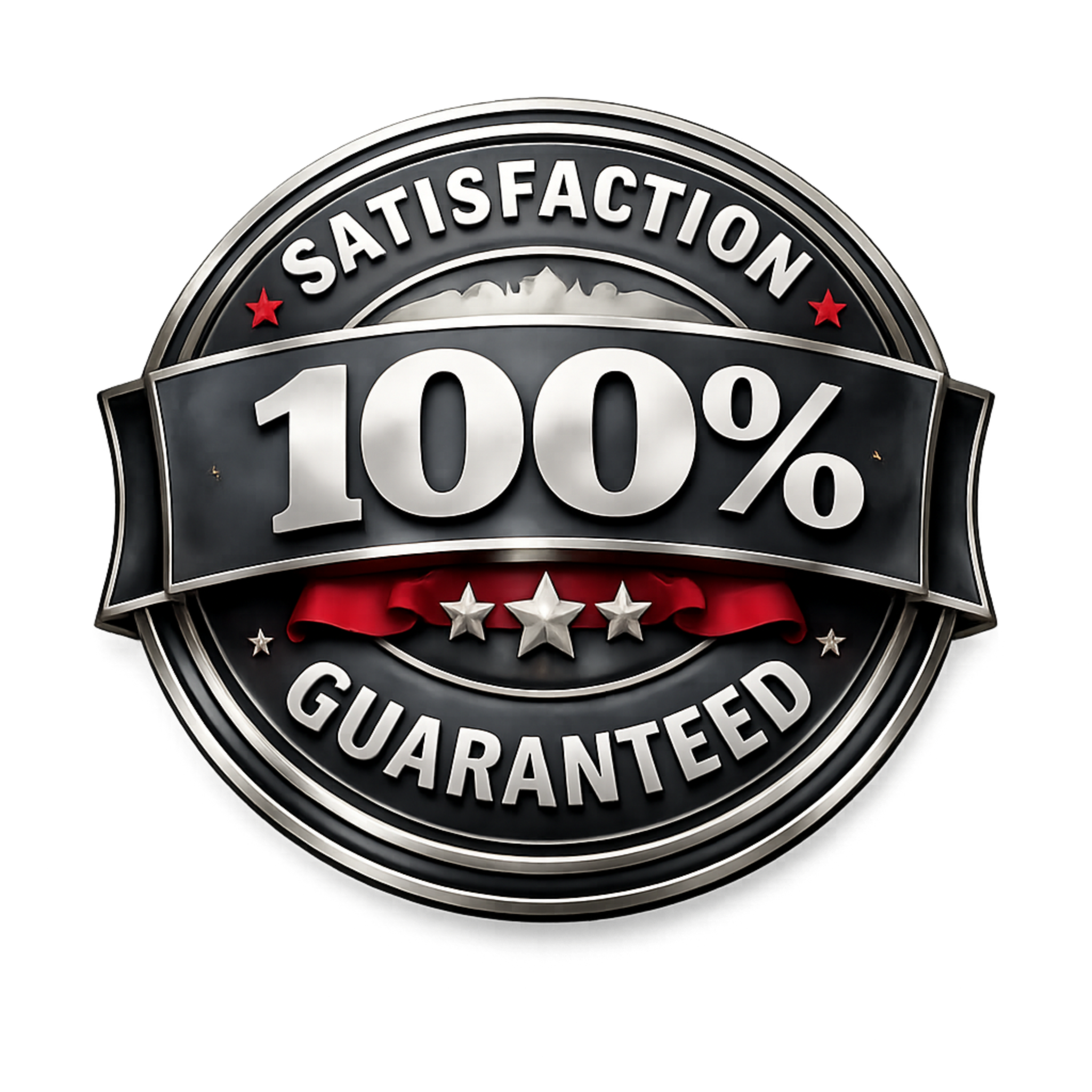 100% satisfaction guaranteed