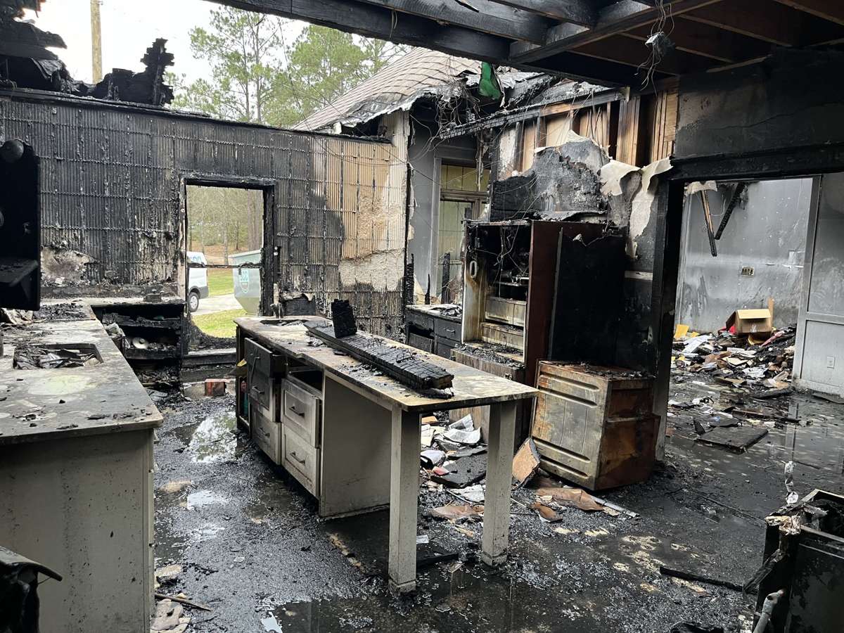 Fire damage restoration service image